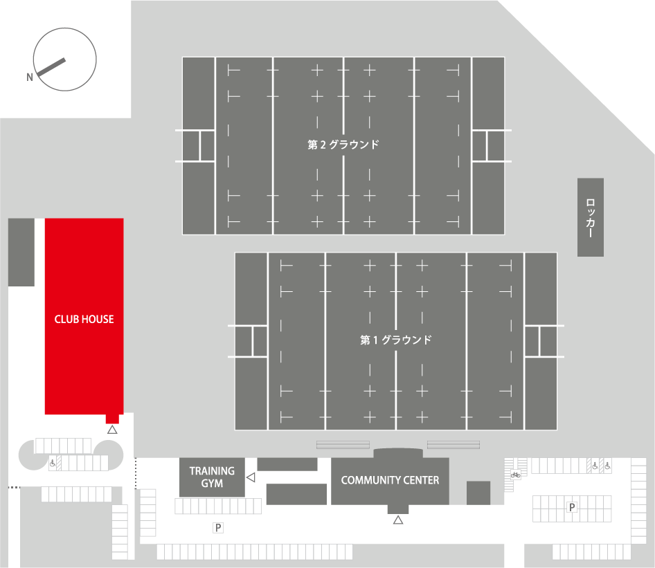 施設全体マップ(クラブハウス)
