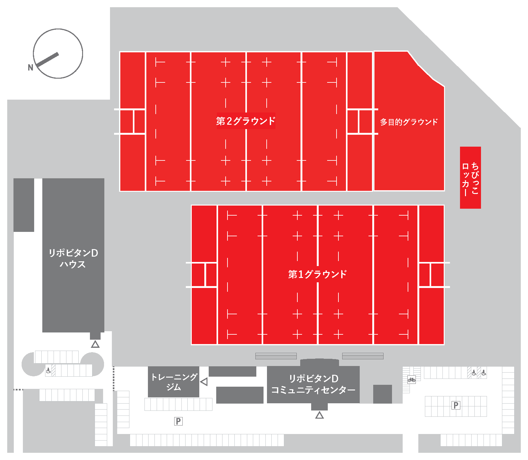 施設全体マップ(グラウンド)
