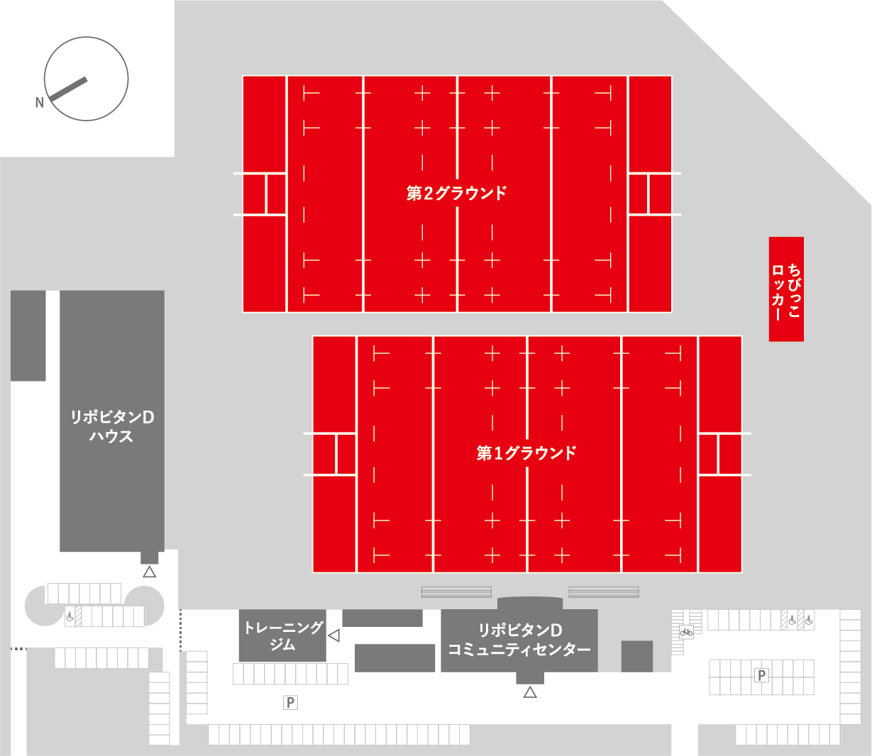 施設全体マップ(グラウンド)